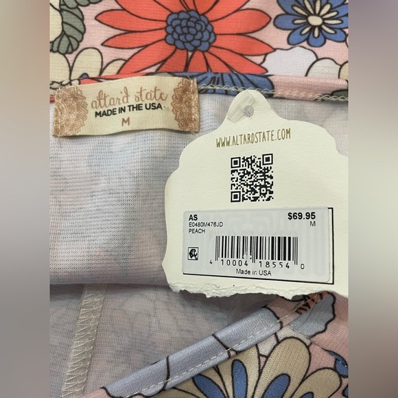 Altar’d State‎ |Vibrant Floral Halter Dress | NWT | Medium - Picture 8 of 9